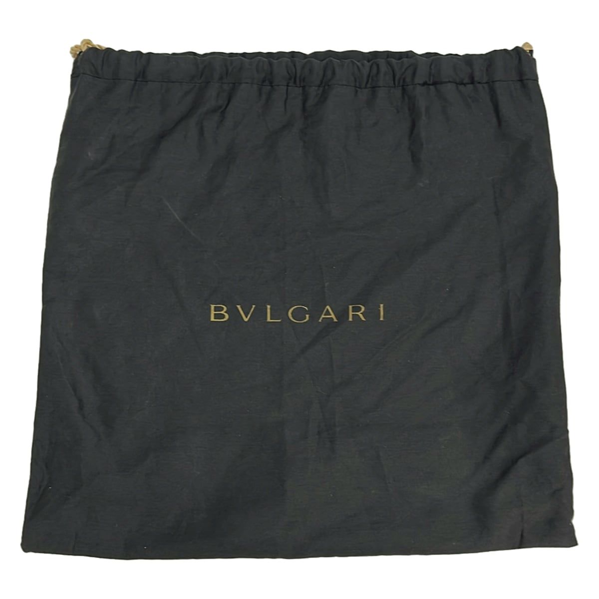 Bvlgari Shoulder Bag Sotirio Yellow Embossed Leather — view 8