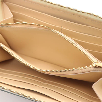 Celine Round Wallet Light Green Leather — view 6
