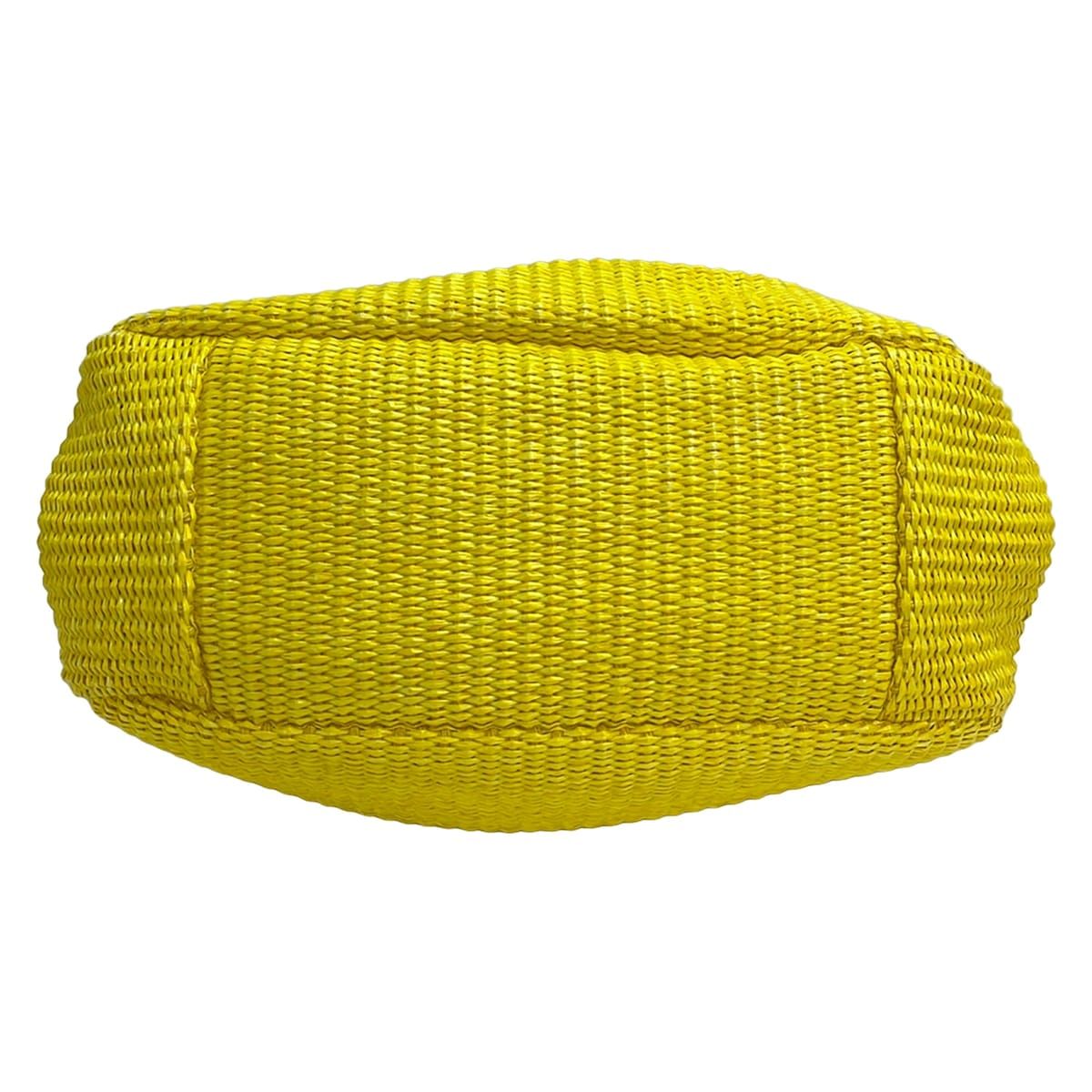 Max Mara Weekend Shoulder Bag Pasticino Yellow Silver Leather — view 5
