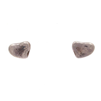 Tiffany & Co Earrings Curved Heart Silver