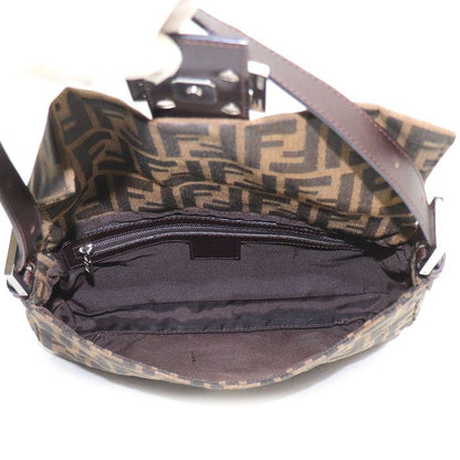 Fendi Zucca Baguette Shoulder Bag Brown — view 5