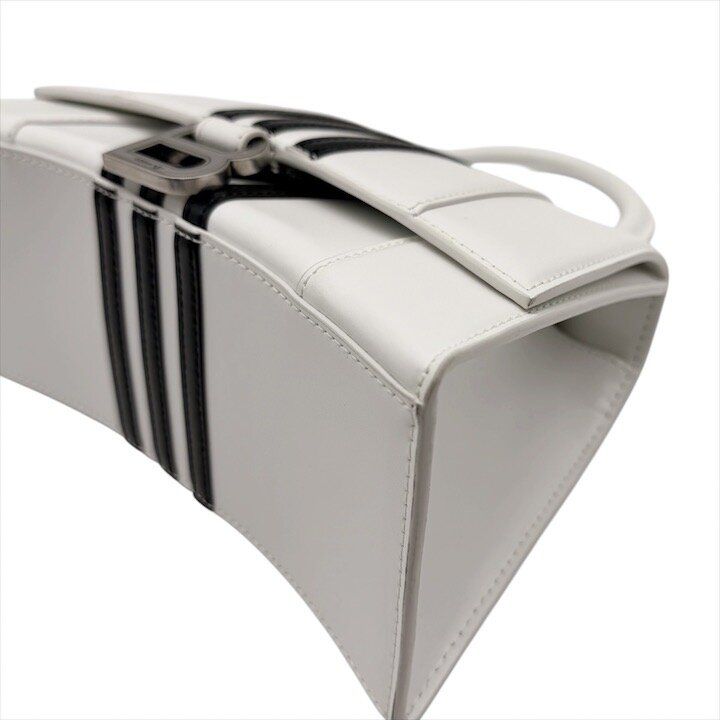 Balenciaga Adidas Collaboration 2-Way Bag Hourglass Small White — view 6