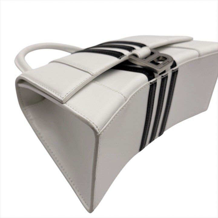 Balenciaga Adidas Collaboration 2-Way Bag Hourglass Small White — view 5