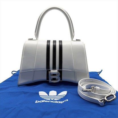Balenciaga Adidas Collaboration 2-Way Bag Hourglass Small White