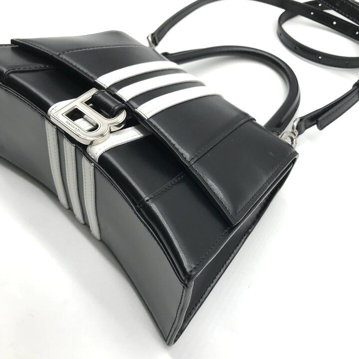 Balenciaga Adidas Collaboration 2-Way Bag Hourglass Small Black — view 5