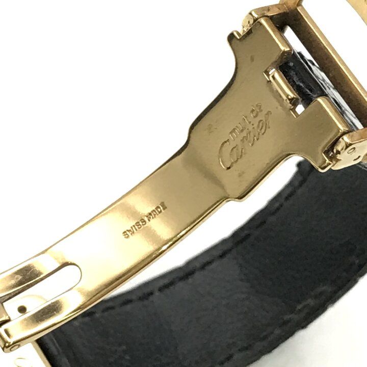 Cartier Must Tank Vermeil Trinity Diamond le Watch — view 8