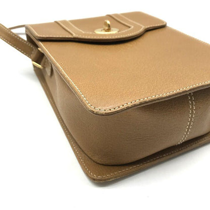 Gucci Vintage Leather Shoulder Bag Crossbody Brown — view 4