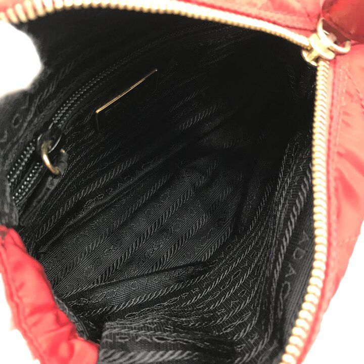 Prada Mini Quilted Nylon Chain Shoulder Bag — view 7