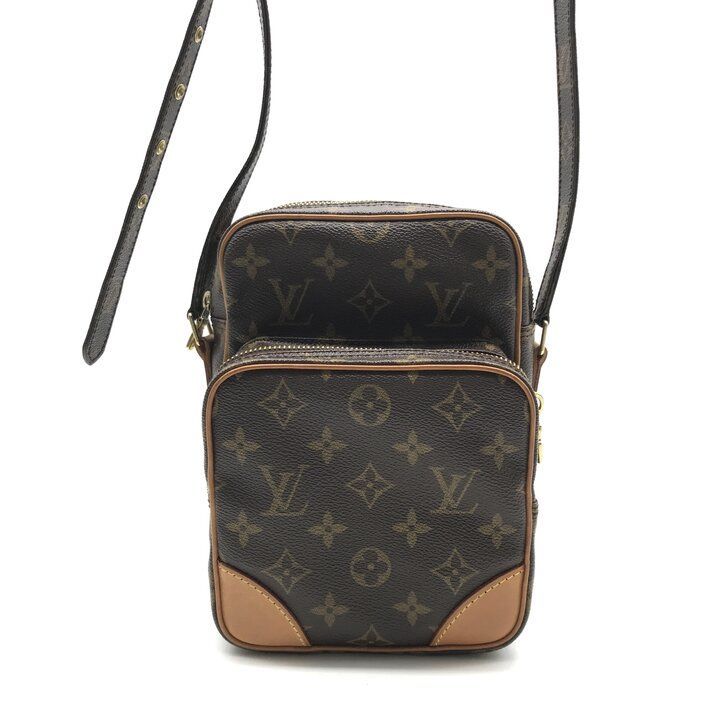 Louis Vuitton Monogram Amazon Shoulder Bag Crossbody Leather Brown