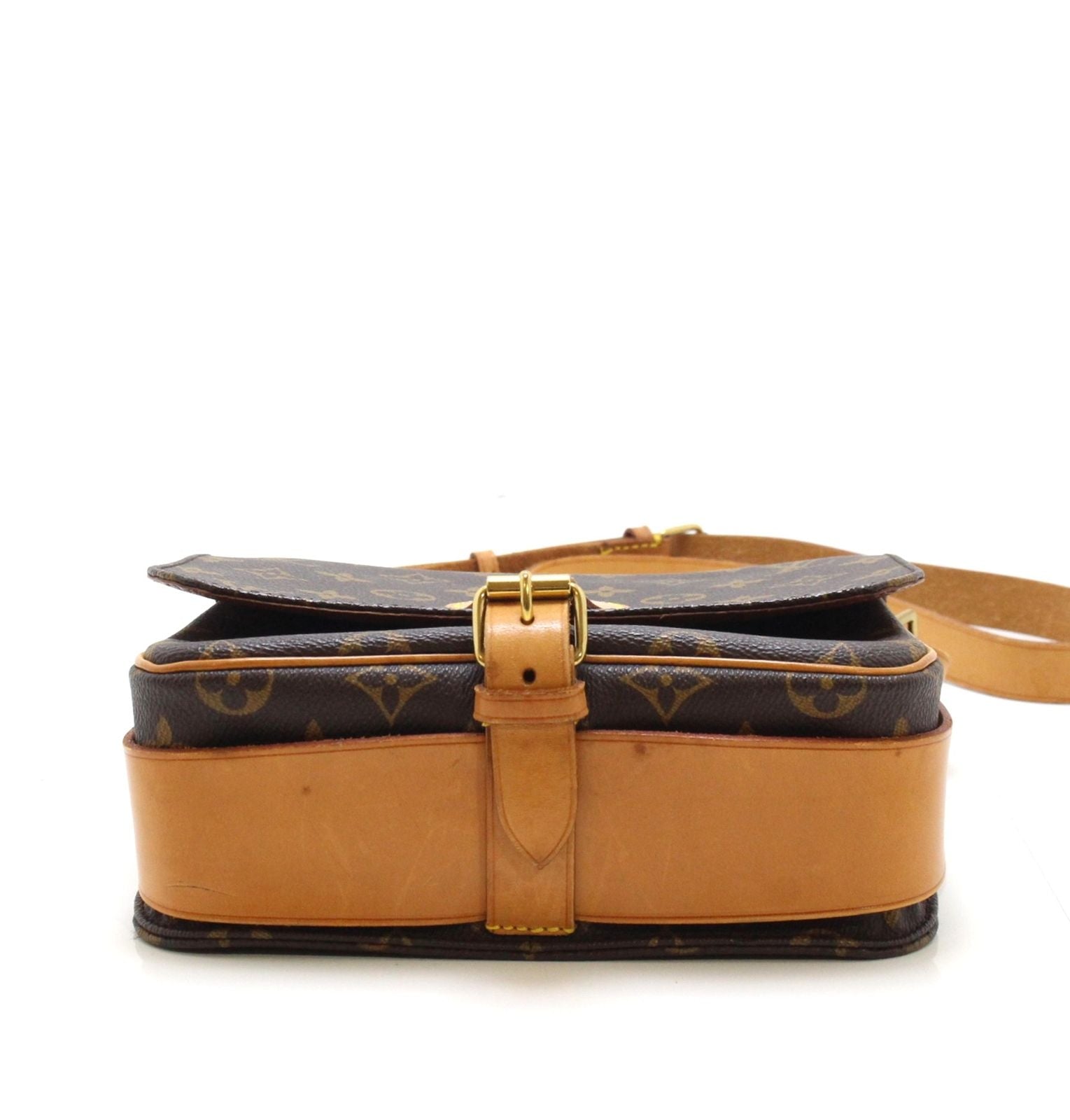 Louis Vuitton Cartouchiere 22 Monogram Shoulder Bag Canvas — view 7