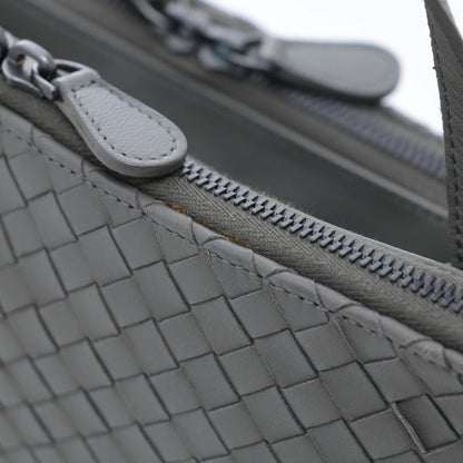 Bottega Veneta Intrecciato Handbag Khaki Leather — view 6