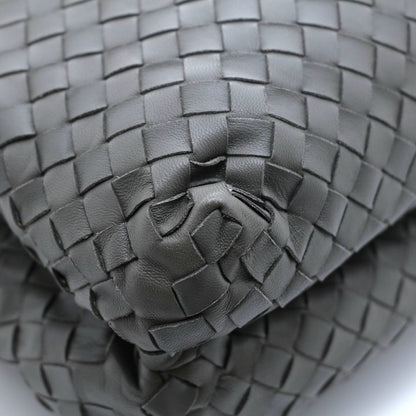 Bottega Veneta Intrecciato Handbag Khaki Leather — view 8