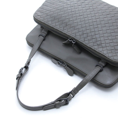Bottega Veneta Intrecciato Handbag Khaki Leather — view 4