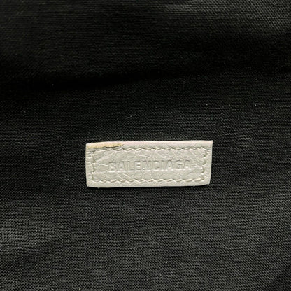 Balenciaga Waist Pouch Explorer Belt Pack White Black Leather — view 8