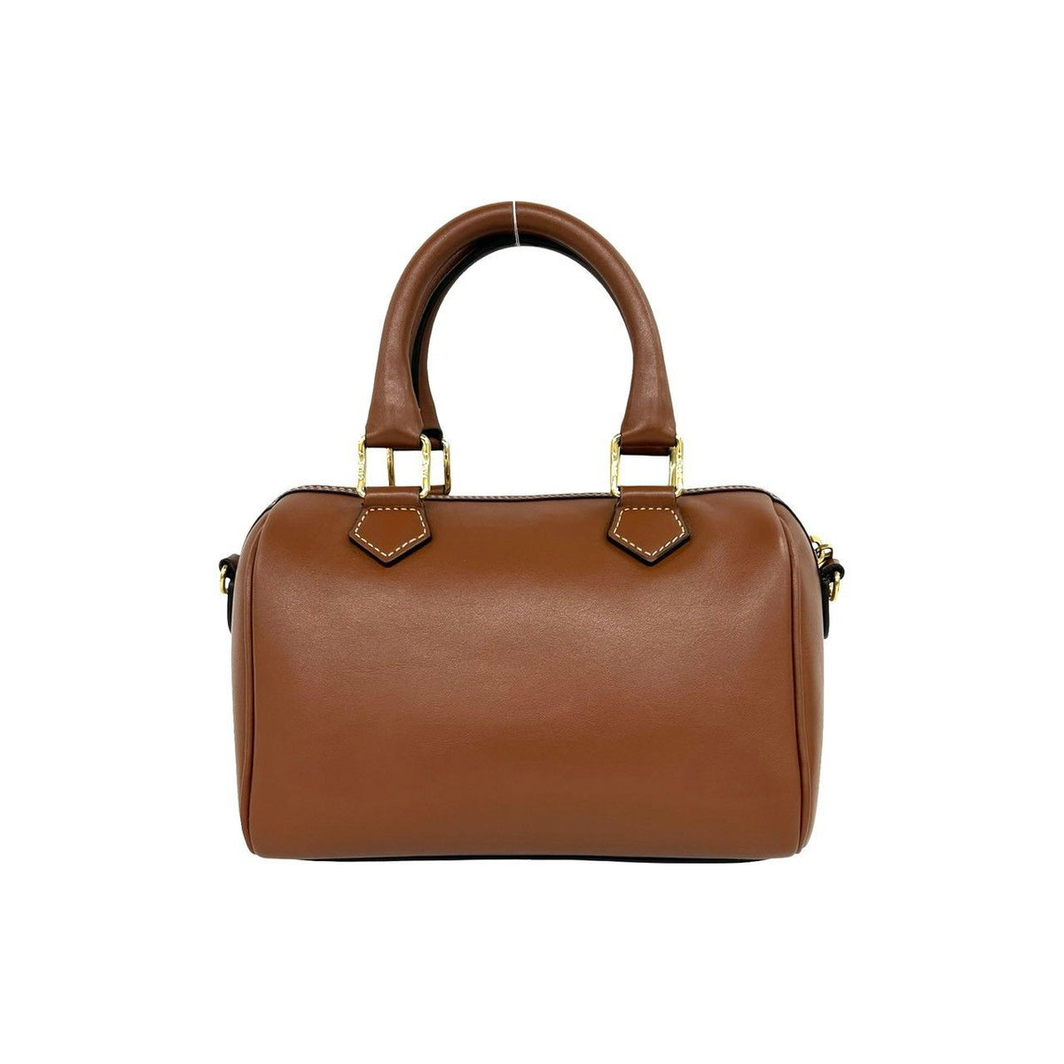 Celine Cuir Triomphe Leather 2-Way Mini Boston Bag Brown — view 3