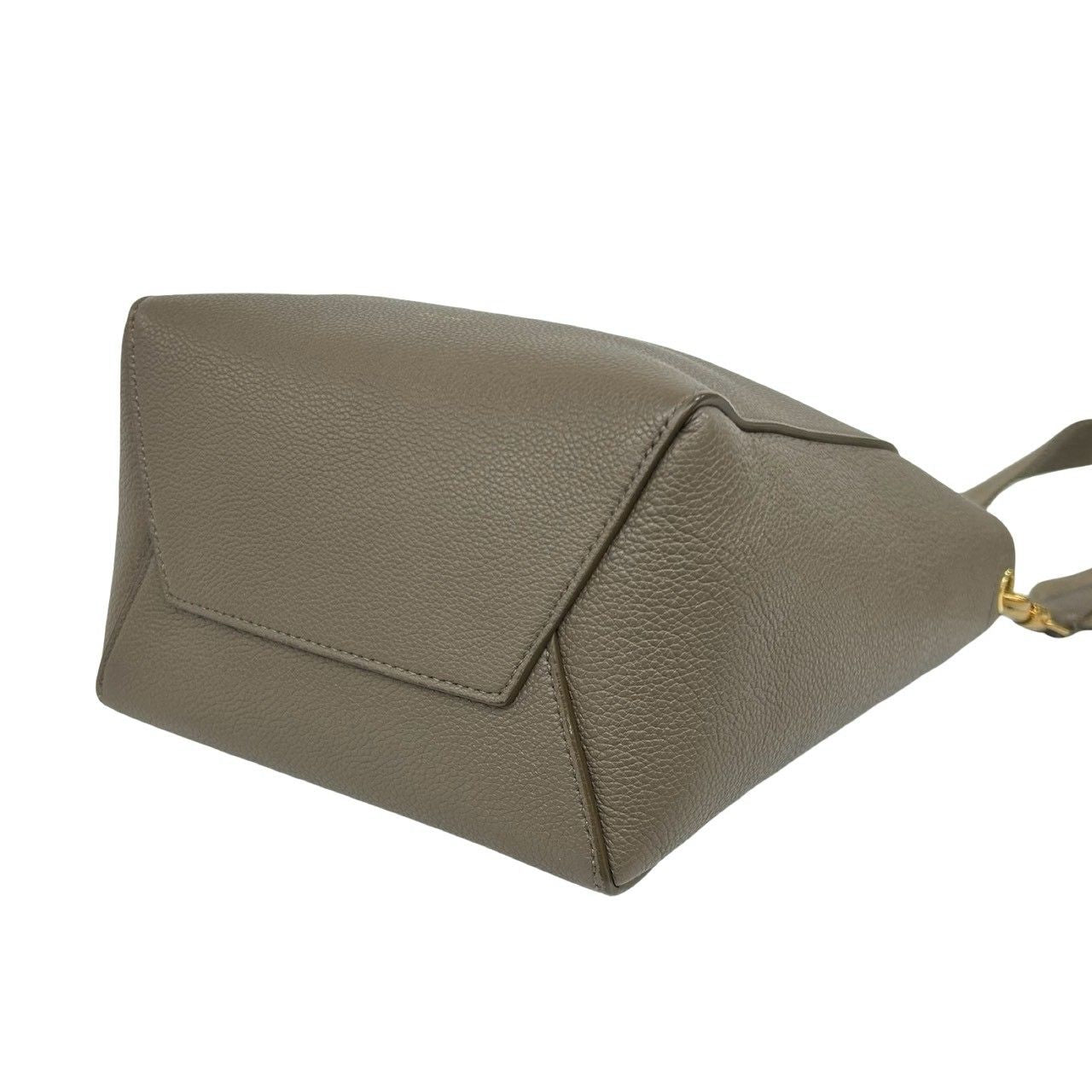 Celine Sangle Bucket Small Leather Shoulder Bag Cross Beige — view 8