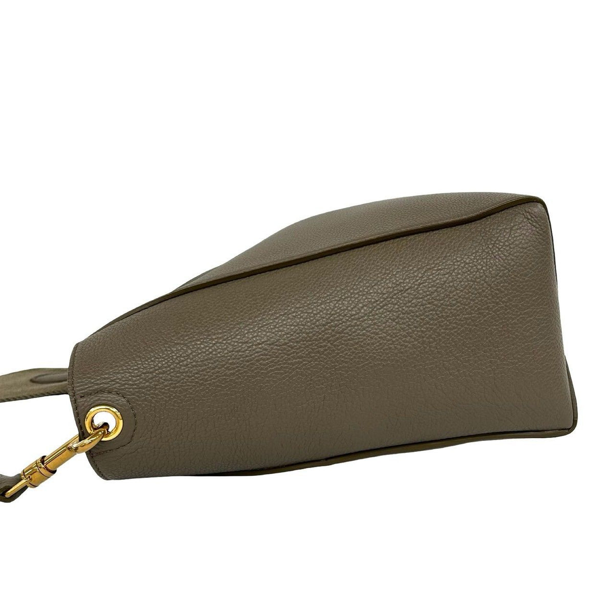 Celine Sangle Bucket Small Leather Shoulder Bag Cross Beige — view 5