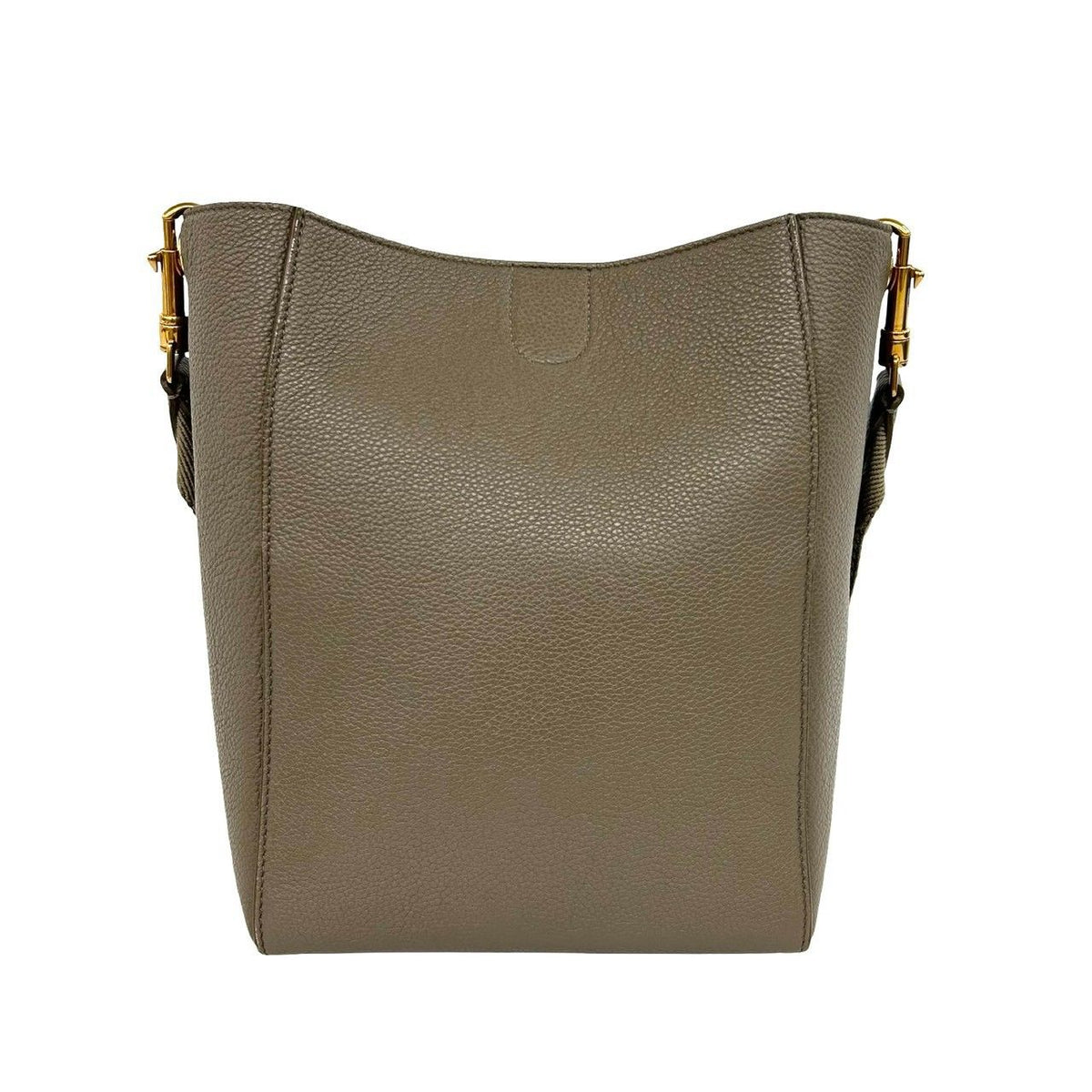 Celine Sangle Bucket Small Leather Shoulder Bag Cross Beige — view 3