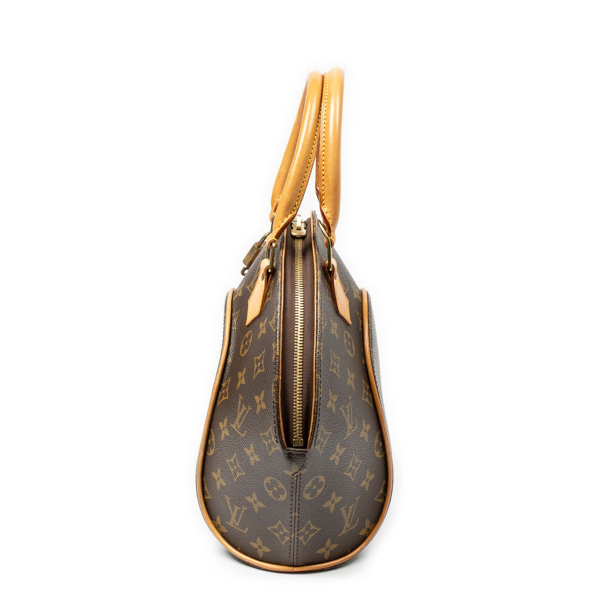 Louis Vuitton Ellipse Brown Monogram Canvas Handbag — view 3