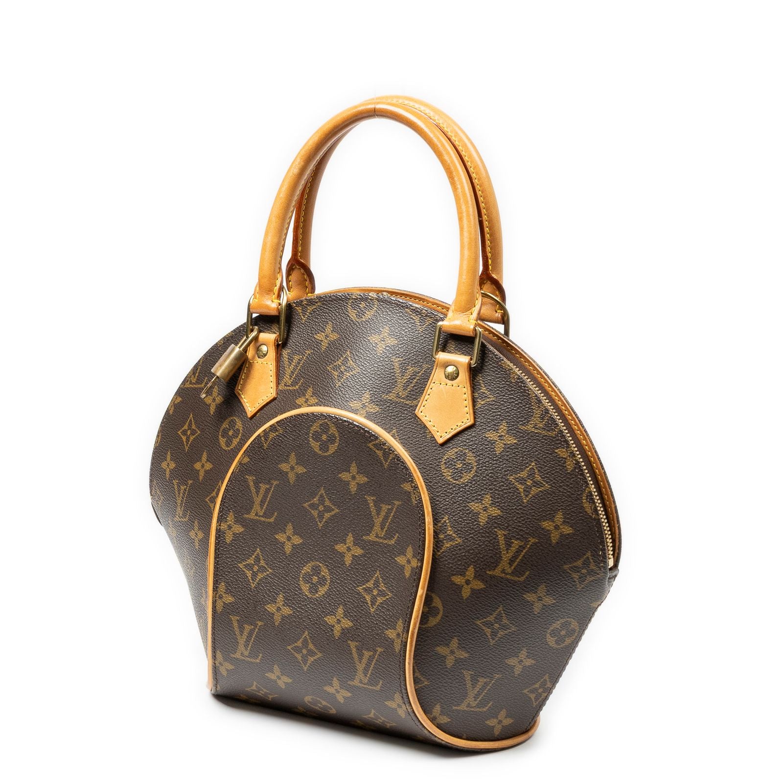 Louis Vuitton Ellipse Brown Monogram Canvas Handbag — view 2