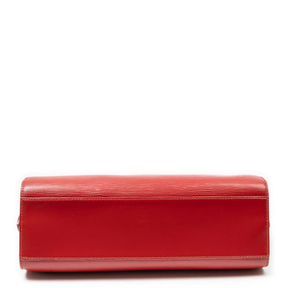 Louis Vuitton Pont Neuf Red Epi Handbag — view 6