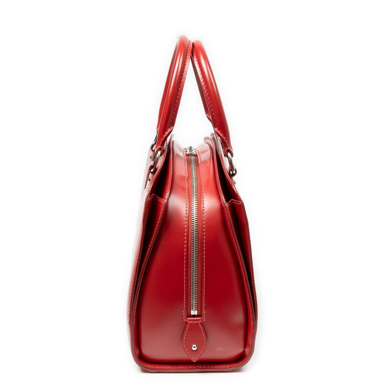 Louis Vuitton Pont Neuf Red Epi Handbag — view 4