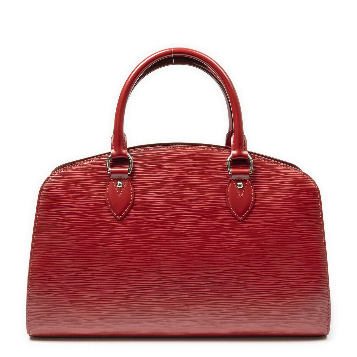 Louis Vuitton Pont Neuf Red Epi Handbag — view 5