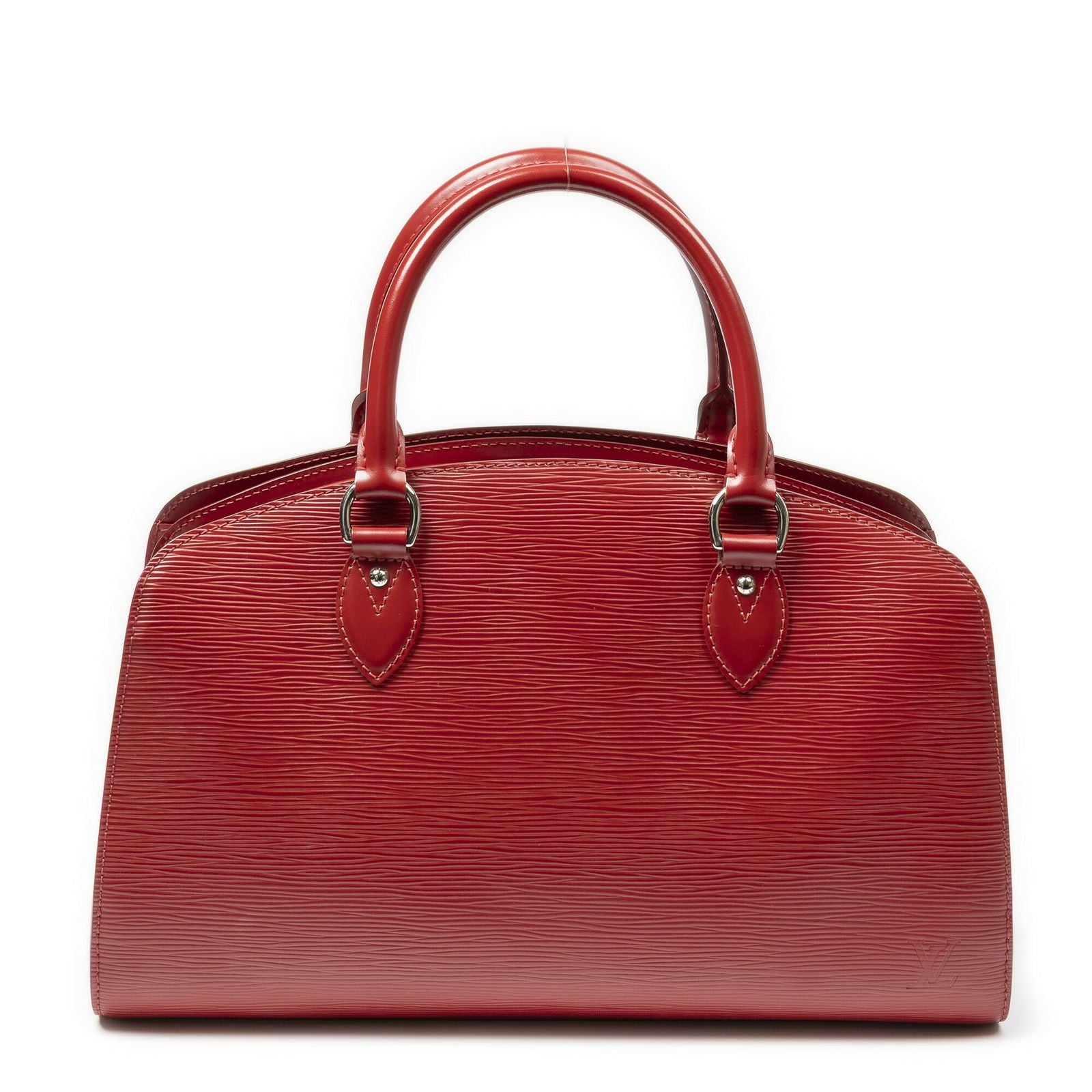 Louis Vuitton Pont Neuf Red Epi Handbag