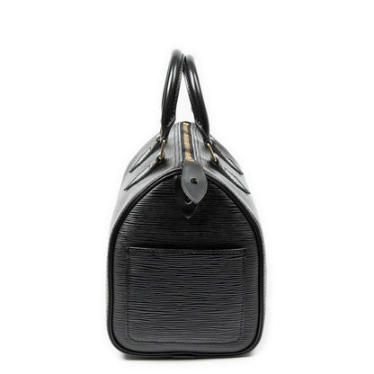 Louis Vuitton Speedy Black Epi Handbag — view 3