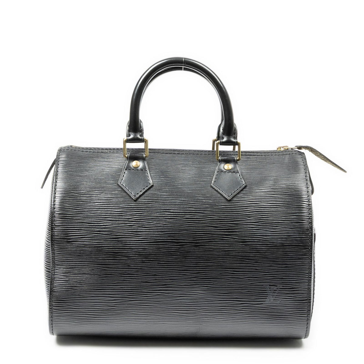 Louis Vuitton Speedy Black Epi Handbag