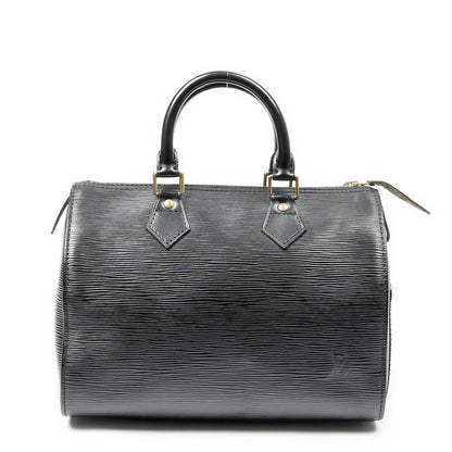 Louis Vuitton Speedy Black Epi Handbag