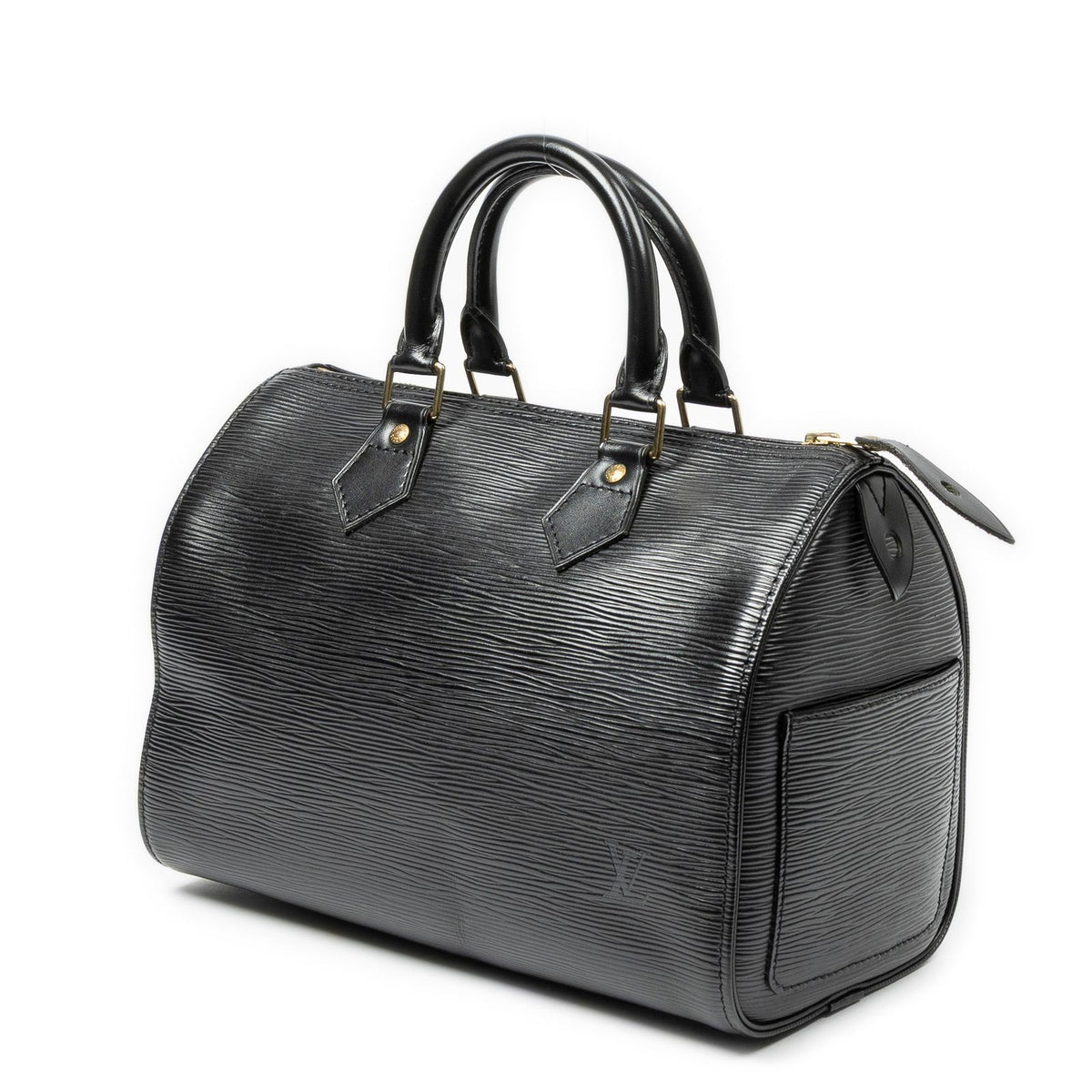 Louis Vuitton Speedy Black Epi Handbag — view 2