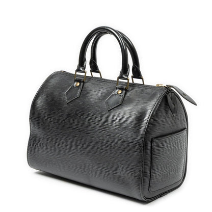 Louis Vuitton Speedy Black Epi Handbag — view 2