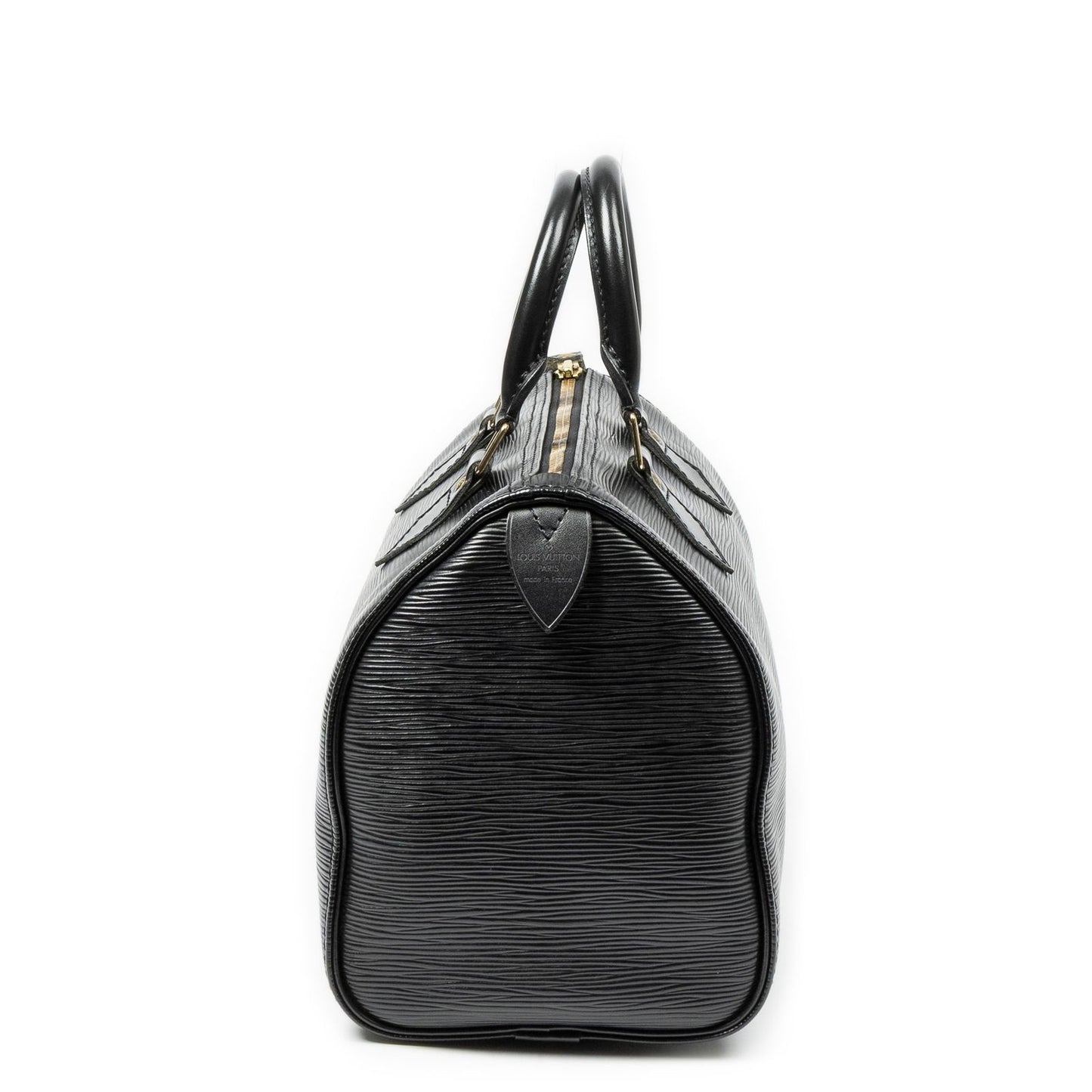 Louis Vuitton Speedy Black Epi Handbag — view 4
