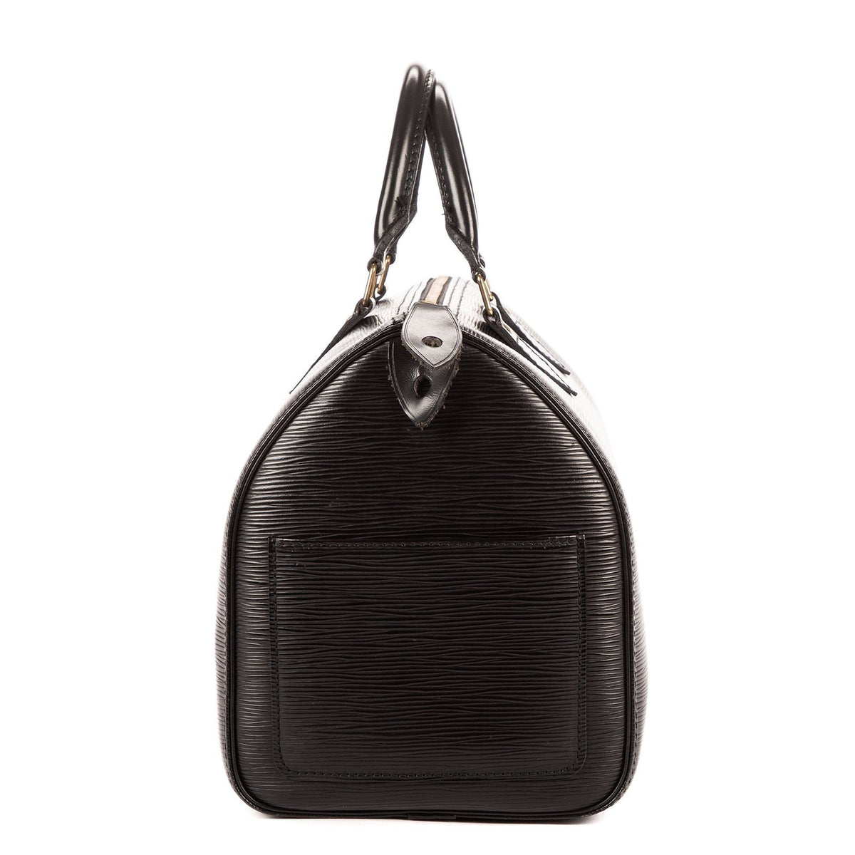 Louis Vuitton Speedy Black Epi Handbag — view 3