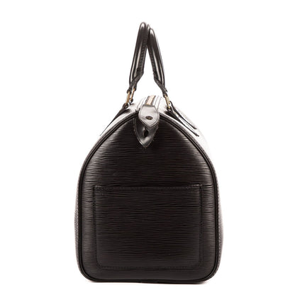 Louis Vuitton Speedy Black Epi Handbag — view 3
