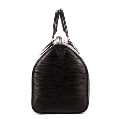 Louis Vuitton Speedy Black Epi Handbag — view 4