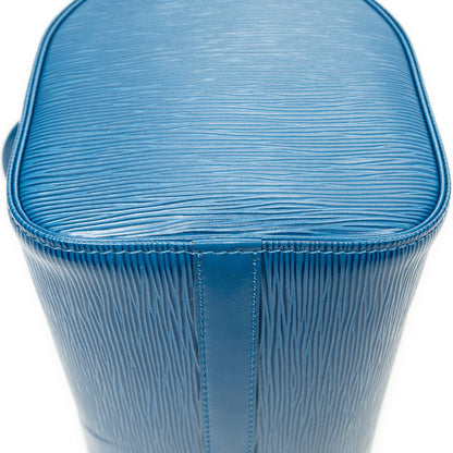 Louis Vuitton Speedy Blue Epi Handbag — view 8