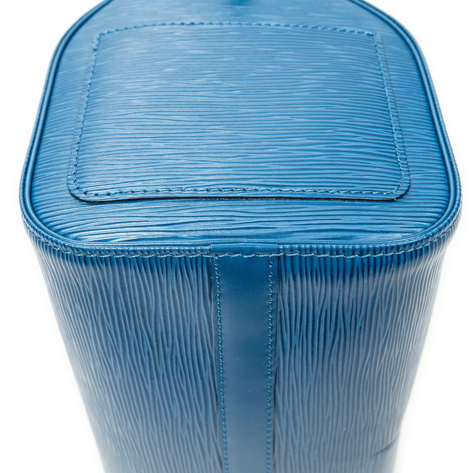 Louis Vuitton Speedy Blue Epi Handbag — view 7