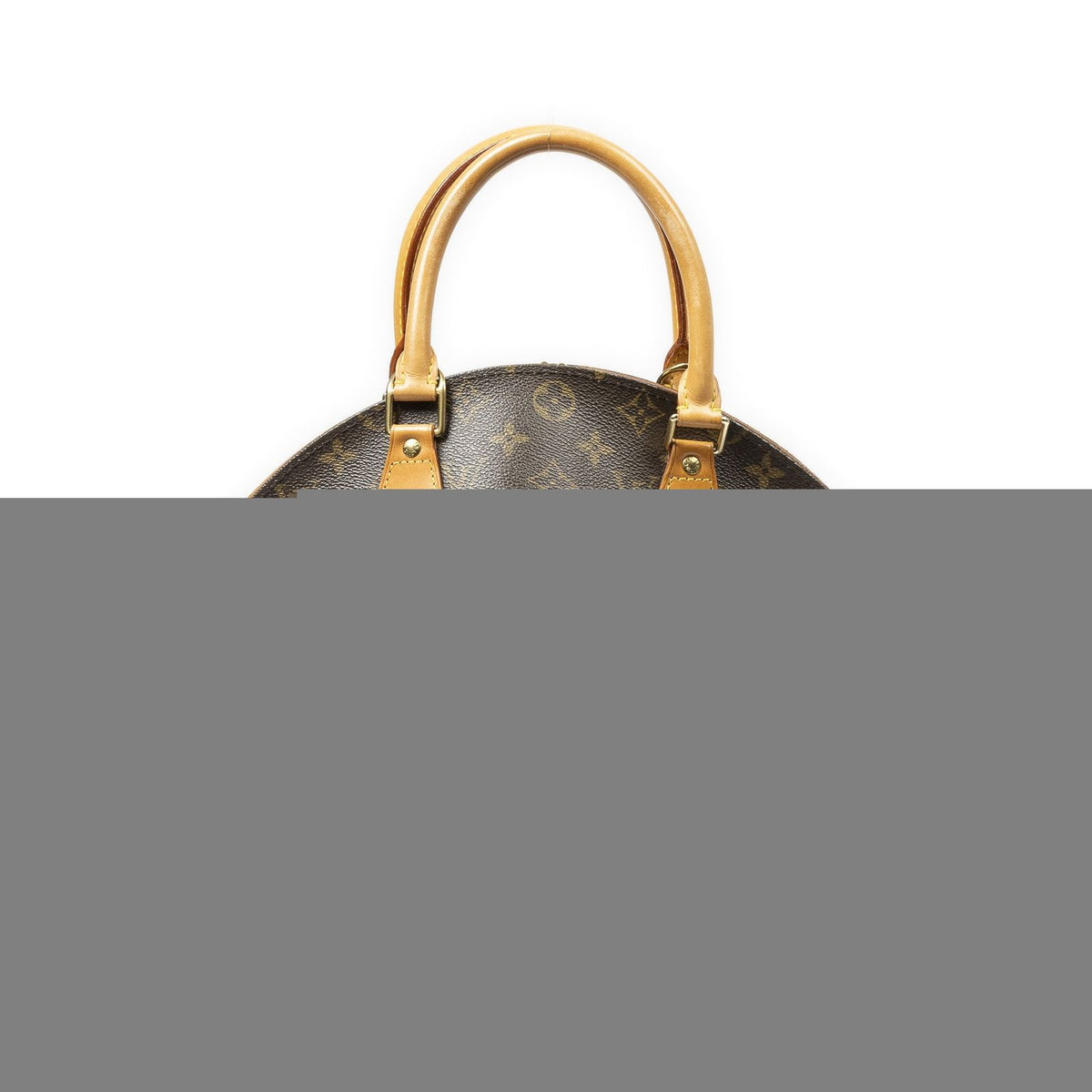 Louis Vuitton Ellipse Brown Monogram Canvas Handbag