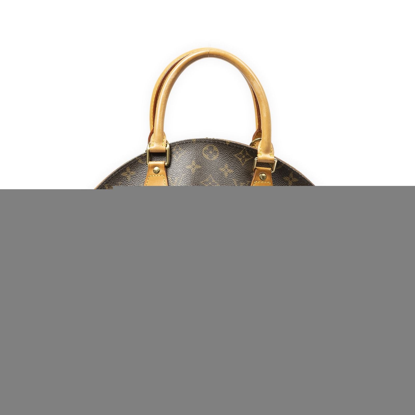Louis Vuitton Ellipse Brown Monogram Canvas Handbag