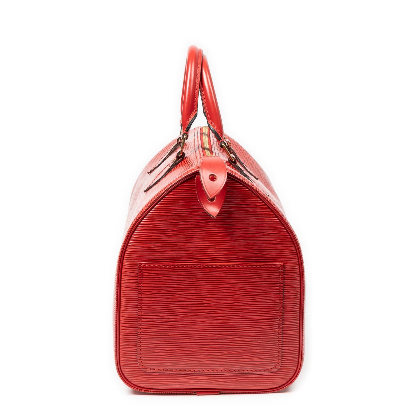 Louis Vuitton Speedy Red Epi Handbag — view 3