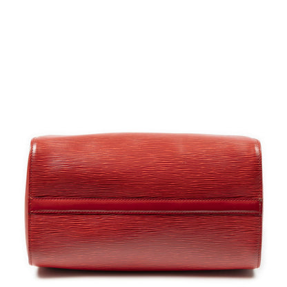 Louis Vuitton Speedy Red Epi Handbag — view 6