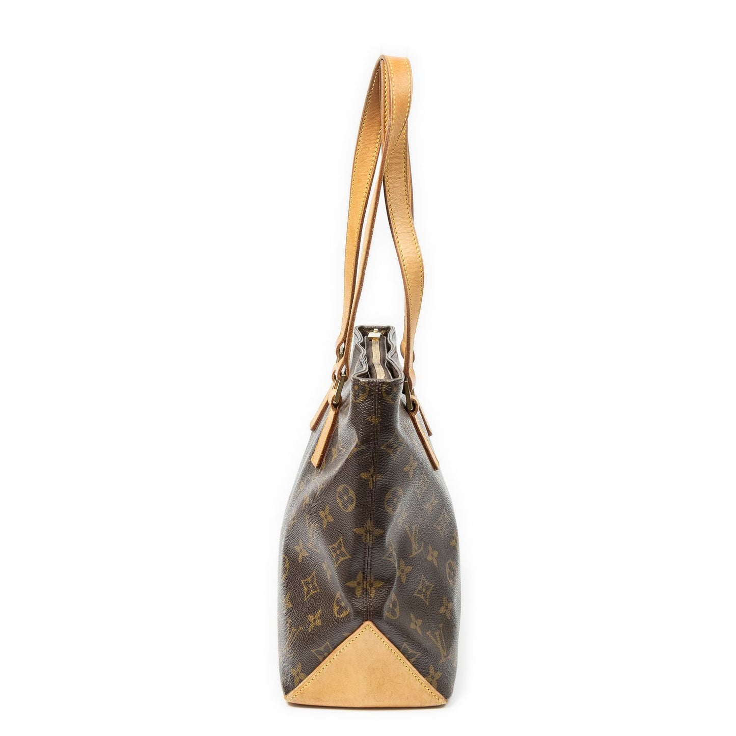Louis Vuitton Cabas Piano Brown Monogram Canvas Tote — view 3