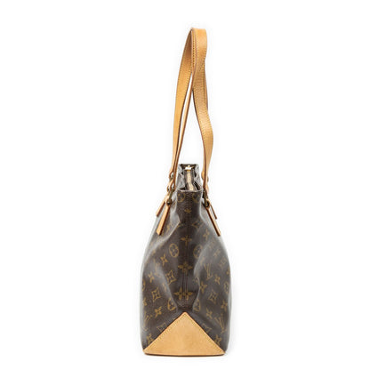Louis Vuitton Cabas Piano Brown Monogram Canvas Tote — view 3
