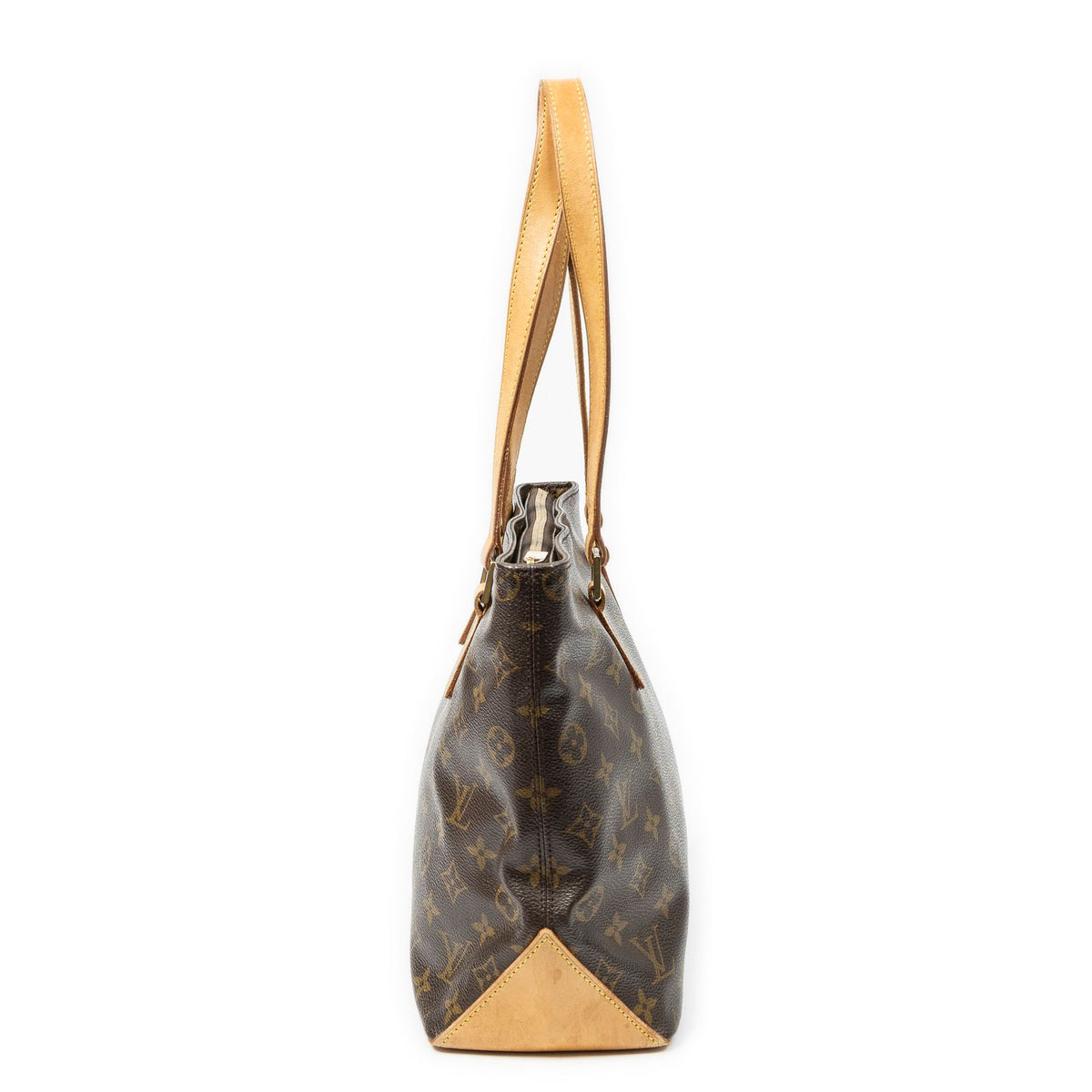 Louis Vuitton Cabas Piano Brown Monogram Canvas Tote — view 4
