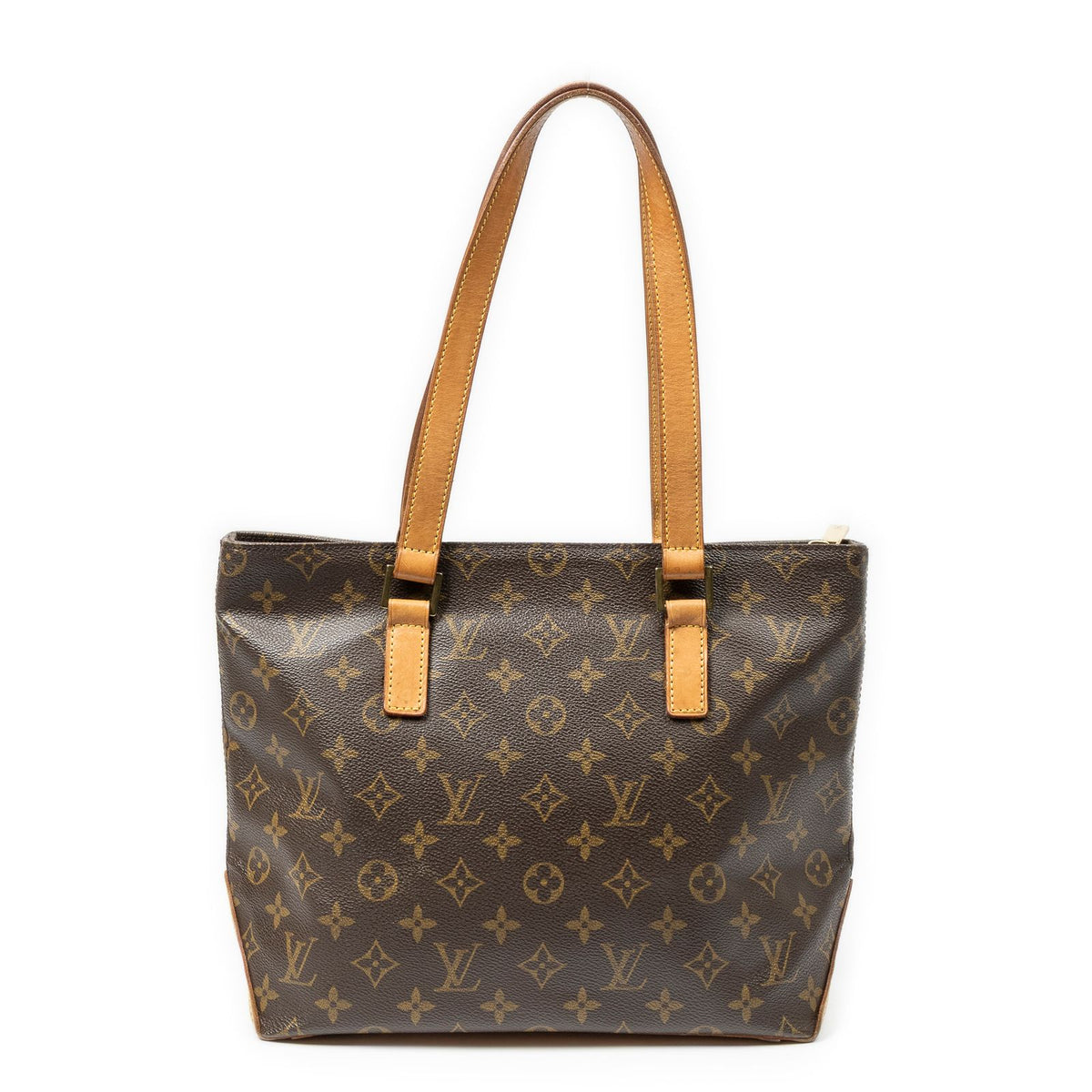 Louis Vuitton Cabas Piano Brown Monogram Canvas Tote — view 5