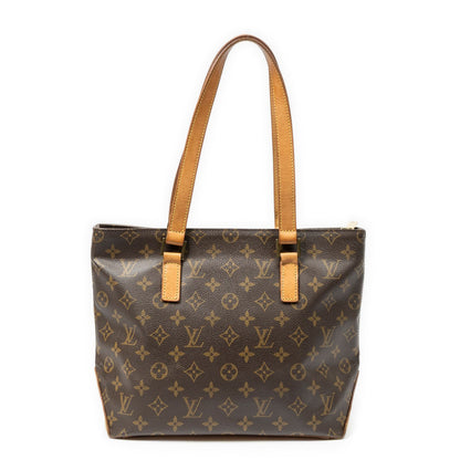 Louis Vuitton Cabas Piano Brown Monogram Canvas Tote — view 5