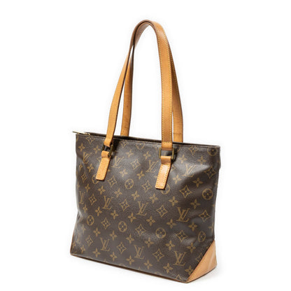 Louis Vuitton Cabas Piano Brown Monogram Canvas Tote — view 2