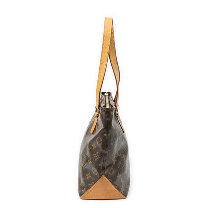 Louis Vuitton Cabas Piano Brown Monogram Canvas Tote — view 3